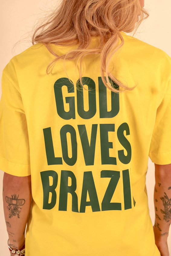 Tshirt Max- God Loves Brazil