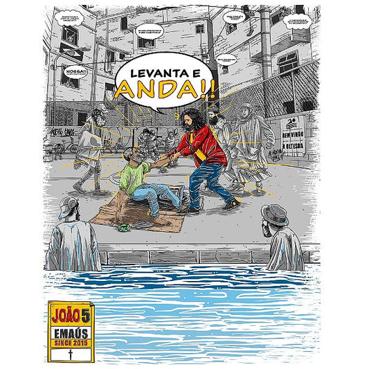 Camiseta Levanta e anda