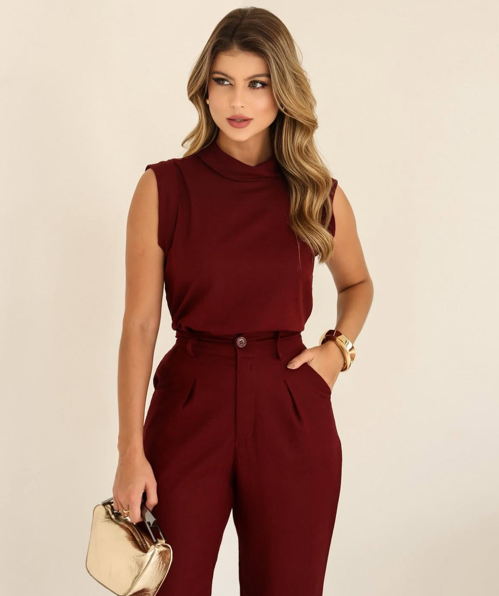 Conjunto moderno Vinho