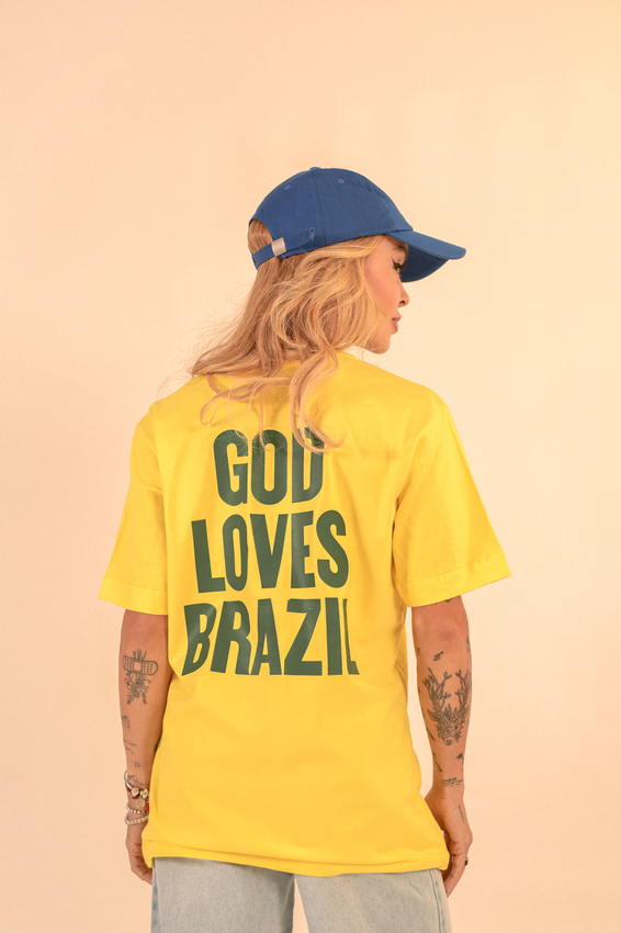 Tshirt Max- God Loves Brazil