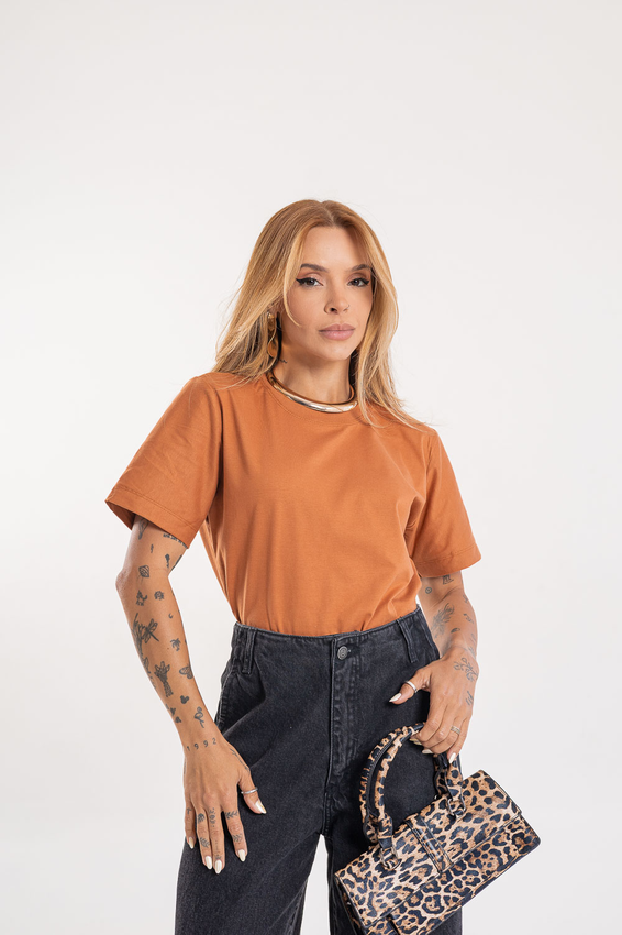 Tshirt Lisa Bege Sépia