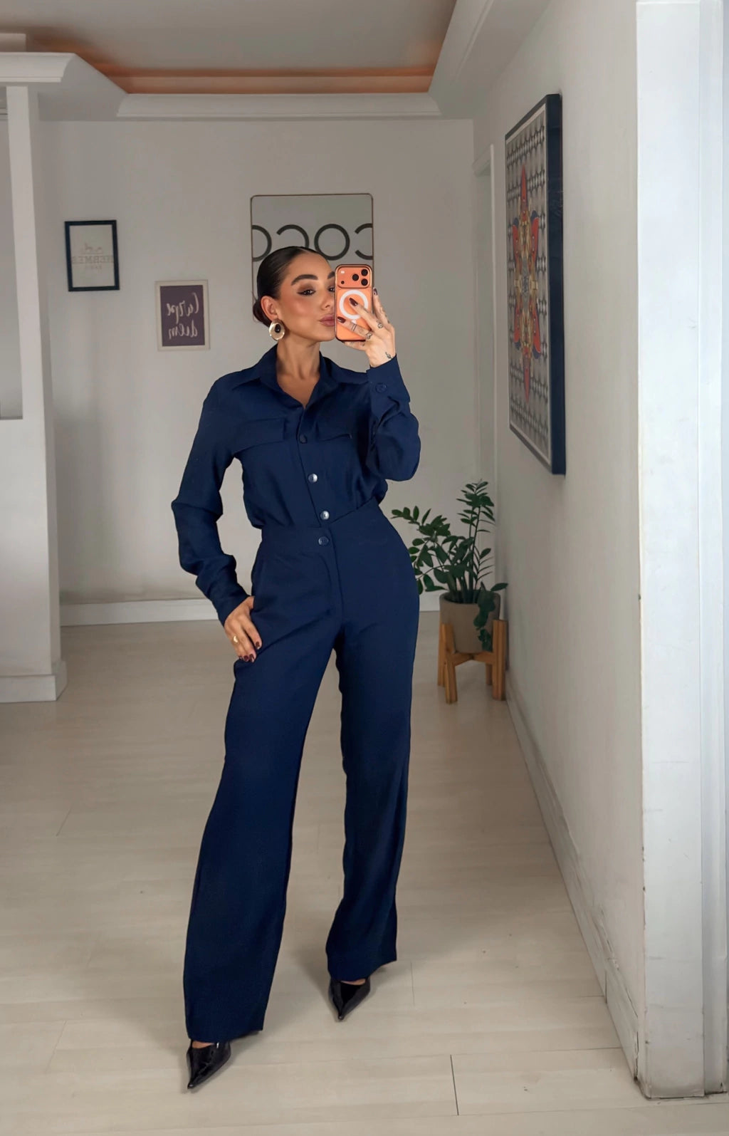 Conjunto calça elástico no cos e Jaqueta