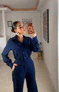 Conjunto calça elástico no cos e Jaqueta