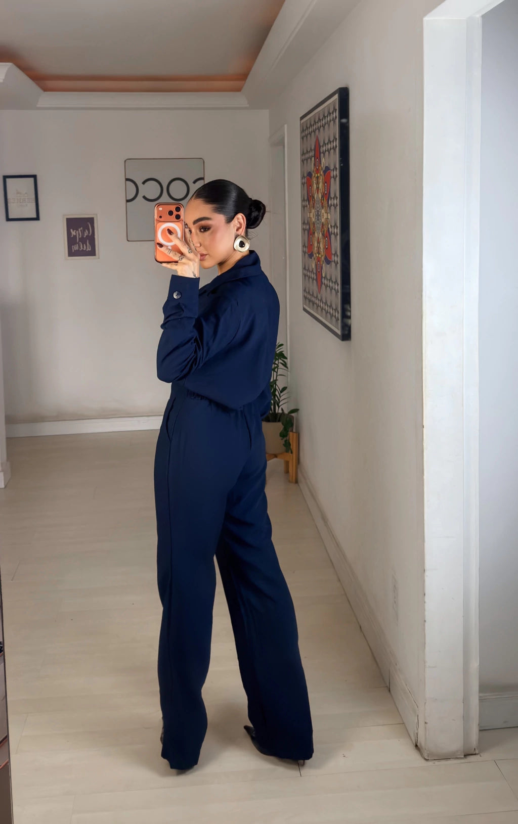 Conjunto calça elástico no cos e Jaqueta